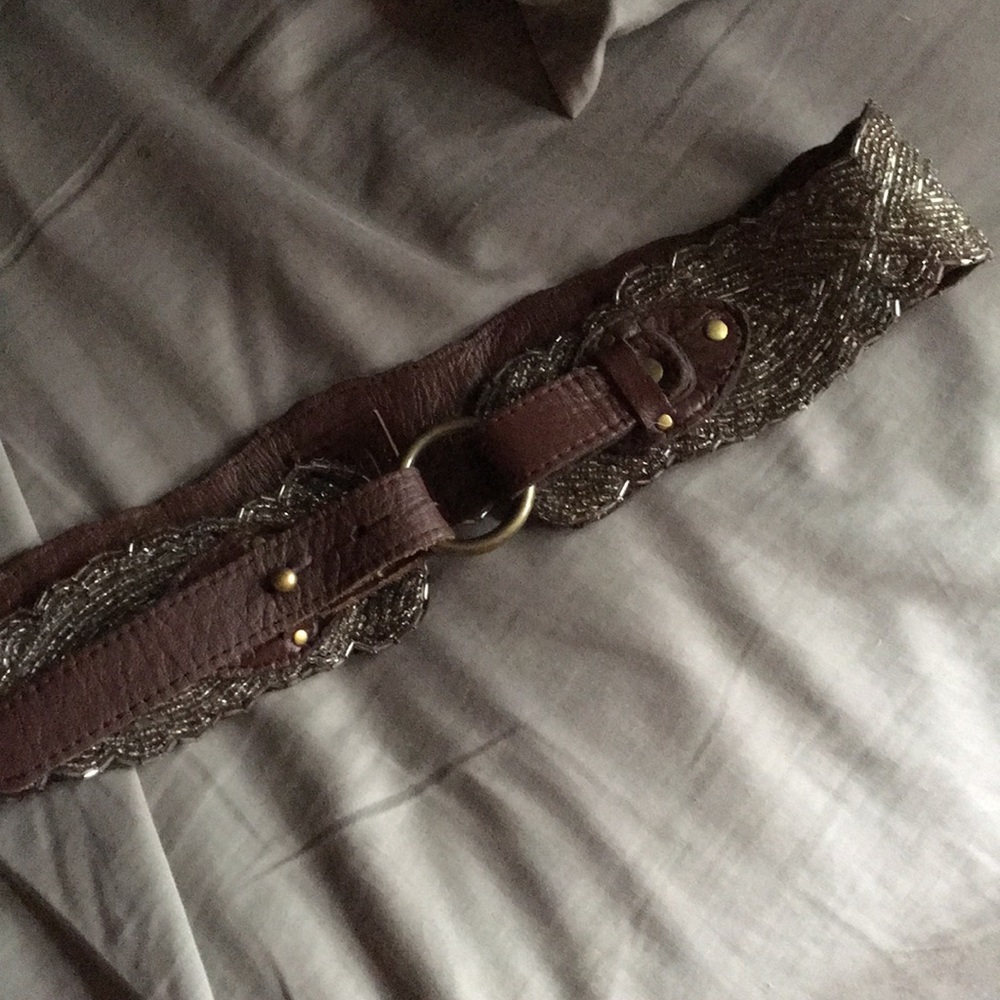 Jasper & Jeera silver beaded belt